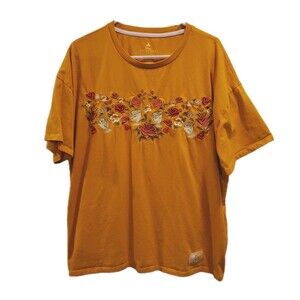 Disney Beauty And The Beast Embroidered Chip Size 3 3XL XXXL Shirt Yellow Belle